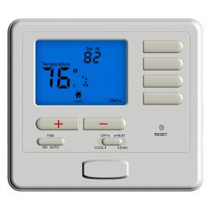 China 2 Heat 1 Cool Boiler Room Thermostat / 24V Programmable Thermostat wholesale