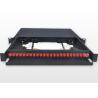 China 19 Inch FC 1U Fiber Optic Rack Mount Patch Panels 450 * 277 * 45mm For Network wholesale