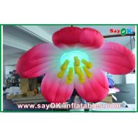 China 1.5m Diameter Inflatable Lighting Decoration Flower / inflatable Flower Lighting on sale