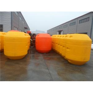 China bright yellow color plastic MDPE floaters anti-corrosion pipe floaters export to Australia supplier