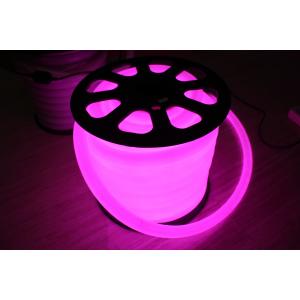 China 220v purple 360 degree round 100leds/m led neon flex light for building supplier