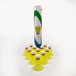 12 PACK Yellow White PU Cork Olympic Badminton Shuttlecock For Training