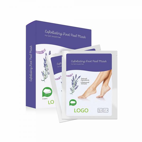 FDA Approved Exfoliating Foot Mask With Peppermint Oil Lavender
