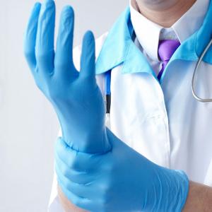 China Ce Fda Approved 240MM Medical Nitrile Gloves small medium large size supplier