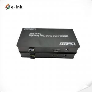 Conversor de vídeo de fibra 4K HDMI 2.0 KVM USB através de extensor de fibra óptica Sinais de vídeo até 10 km através de SMF