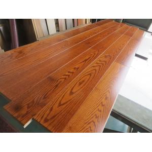 American Red Oak Solid Wood Flooring, smooth surface with red stained