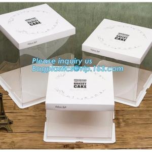 China Cheap Custom Cupcake Handle Box Cake Boxes Wholesale,Take Away Birthday Cake Boxes Cardboard Boxes Cake Boxes bagplastic supplier