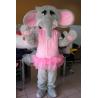 China Изготовленные на заказ костюмы талисмана слона персонажа из мультфильма с хорошей вентиляцией wholesale