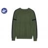 China Reglan Long Sleeves Men's Knit Pullover Sweater Back Slit Special Stripe Soft wholesale