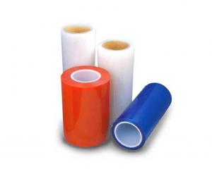 China 50um Multi Color PE Self Adhesive Protective Film For Metal , Plastic And Glass Surface Protection on sale 