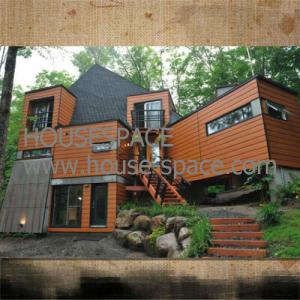 China Waterproof Steel Camp Prefab Container House / Holiday Hotel For Mountainous Areas supplier