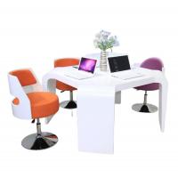 China ODM Modern Triangle Office Desk and Chair Combination Small Showroom Conference Table on sale