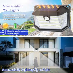 China Ultra-Bright Solar Motion Sensor Wall Light Waterproof LED Outdoor Lighting For Garden, Fence, Patio & Security wholesale