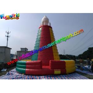 China Waterproof Inflatable Climbing Wall ,  Customized Rock Mountain Climb Wall supplier