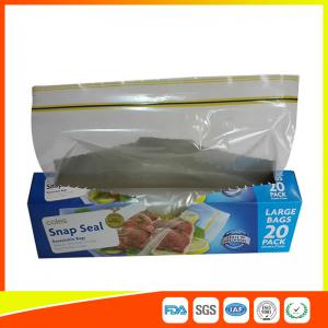 China Snap Seal Reusable Sandwich Bags For Coles Supermarket Large Size 35*27cm wholesale