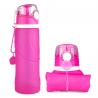 750ml Collapsible Travel Water Bottle Food Grade Material Customized Logo