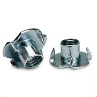 China Grade 4.8 DIN1624 Four Prong Tee Nut for Heavy Industry Applications on sale