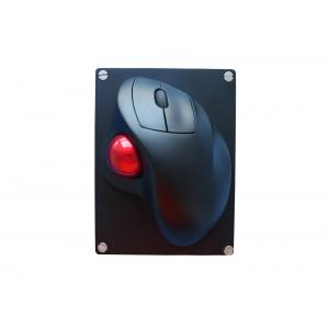 Military IPX6 Rated Ergonomic Wireless Trackball Mouse CNC Aluminum Rugged Back Plate