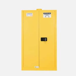 Combustible Chemicals Safety Storage Red Fire Cabinet Self Close Door Type 45Gallon