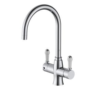 Polished Boiling Water Faucet , Instant Hot Water Tap For Kitchen Sink