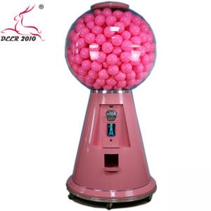 China 95*95*185CM Pink 3'' 400pcs Capsule Gumball Vending Machine supplier