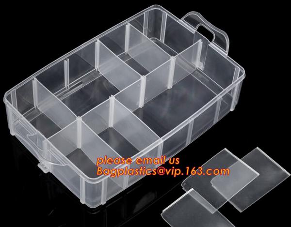 Multipurpose Collapsible Storage Box Transparent Plastic Drawer Storage Box,