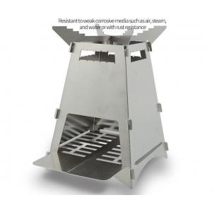 Foldable Stainless Steel Campfire Barbecue Stove Grill BBQ For Easy Setup And Cleanup