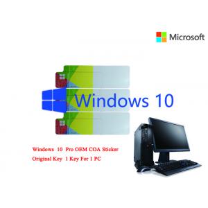 Korean Language Windows 10 Pro COA Sticker License Online Activate Genuine Customizable FQC