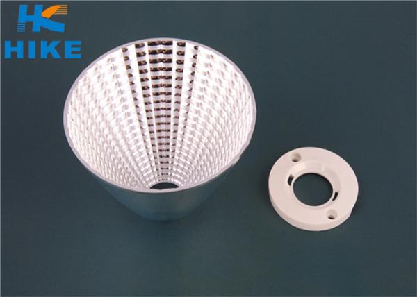 Plastic Injection Moulding LED Reflector Cup 24° With Light Pipe 69mm