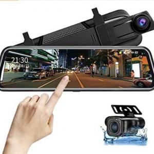 HD 10" Touch Screen Rear View Mirror Camera Car Electronics Accessories