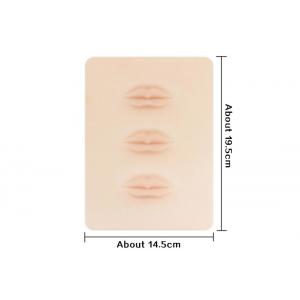 China Wholesale 3D Silicone Permanent Makeup Tattoo Training Practice Fake Skin Blank Lips For Microblading Tattoo Machine Beg supplier