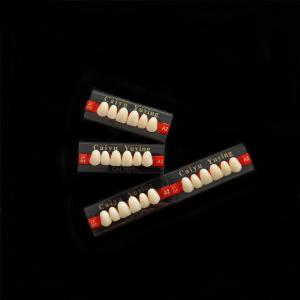 CE ISO Heraeus Dental Acrylic Resin Teeth Composite Dentadura Anteriors Upper (6x1)x16 High Strength Teeth Form 1