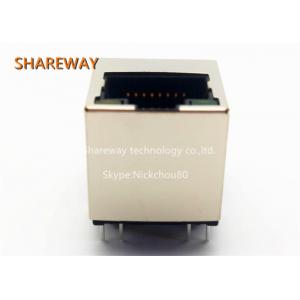 Vertical Type Magnetic Rj45 Connector DR-MAG-1840061 With Shielded Transformer