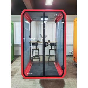 Indoor Outdoor Office Meeting Pod Soundproof Telephone Booth FR MDF