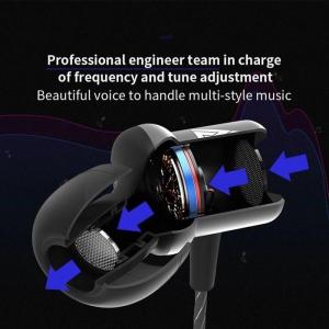Dynamic QKZ CK1 Noise Cancelling Sport Wired mic HIFI mobile phone headset Earphones