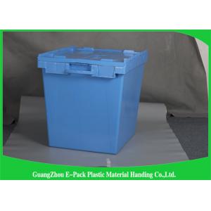 China New PP Plastic Attached Lid Containers Logistic Space Saving Easy Transportation supplier