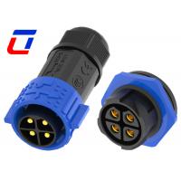 China Waterproof 4 Pin Wire To Board Power Connector 50A Watertight Bulkhead Connector on sale