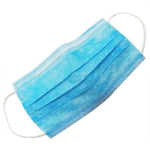 Eco Friendly 3 Ply Non Woven Face Mask Fluid Resistant 17.5*9.5cm Size