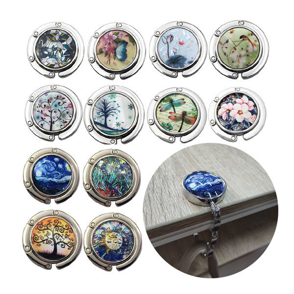 China デスク 折りたたみ バッグ ハンガー 折りたたみ 携帯 バッグ on sale
