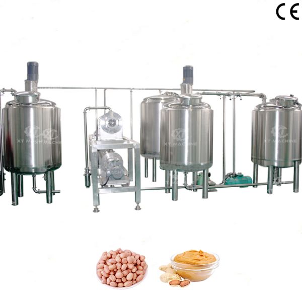 Mixing Function Sauce Peanut Butter Tahini Blending Tank Heating and Insulation Mixing Tank Degassing Tank