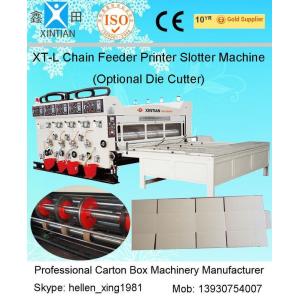 China Auto Chrome Carton Making Machine 60pcs/min With Chain Feeding Model For Printing supplier
