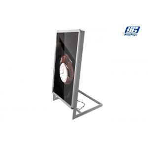 China L Shape Single Side A2 Poster Display Stands , SMD 2835 LED Backlit Picture Frame supplier