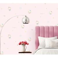 China CE certificate Economical Hello Kitty Cartoon Wallpaper Kids Bedroom Decoration Wallcovering on sale