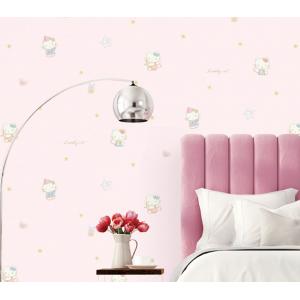 CE certificate Economical Hello Kitty Cartoon Wallpaper Kids Bedroom Decoration Wallcovering