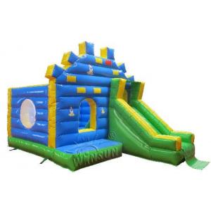 China Customized Size Inflatable Princess Bounce House , Kids Blow Up Jumpers supplier