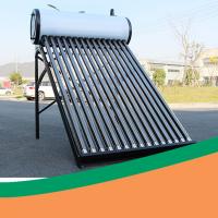 China unpressurized non welding domestic solar water heater with 58 electric heater on sale