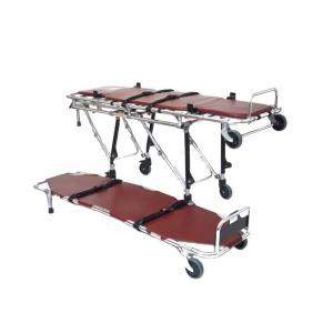 Coffin Accessories 304 stainless steel Custom Made Size Folding Funeral Stretcher Ambulance Stretcher Manufacture