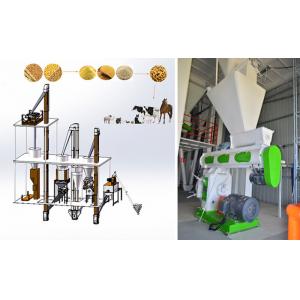 China Professional Feed Pellet Production Line Broiler Chicken Feed Making Machine supplier