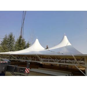 China 950gsm Tensile PVC Membrane Structure Shelter For Parking , Sunshade supplier