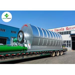 Waste Tyre Refinery To Oil Plant Non Catalytic Pyrolysis Fuel Production Line